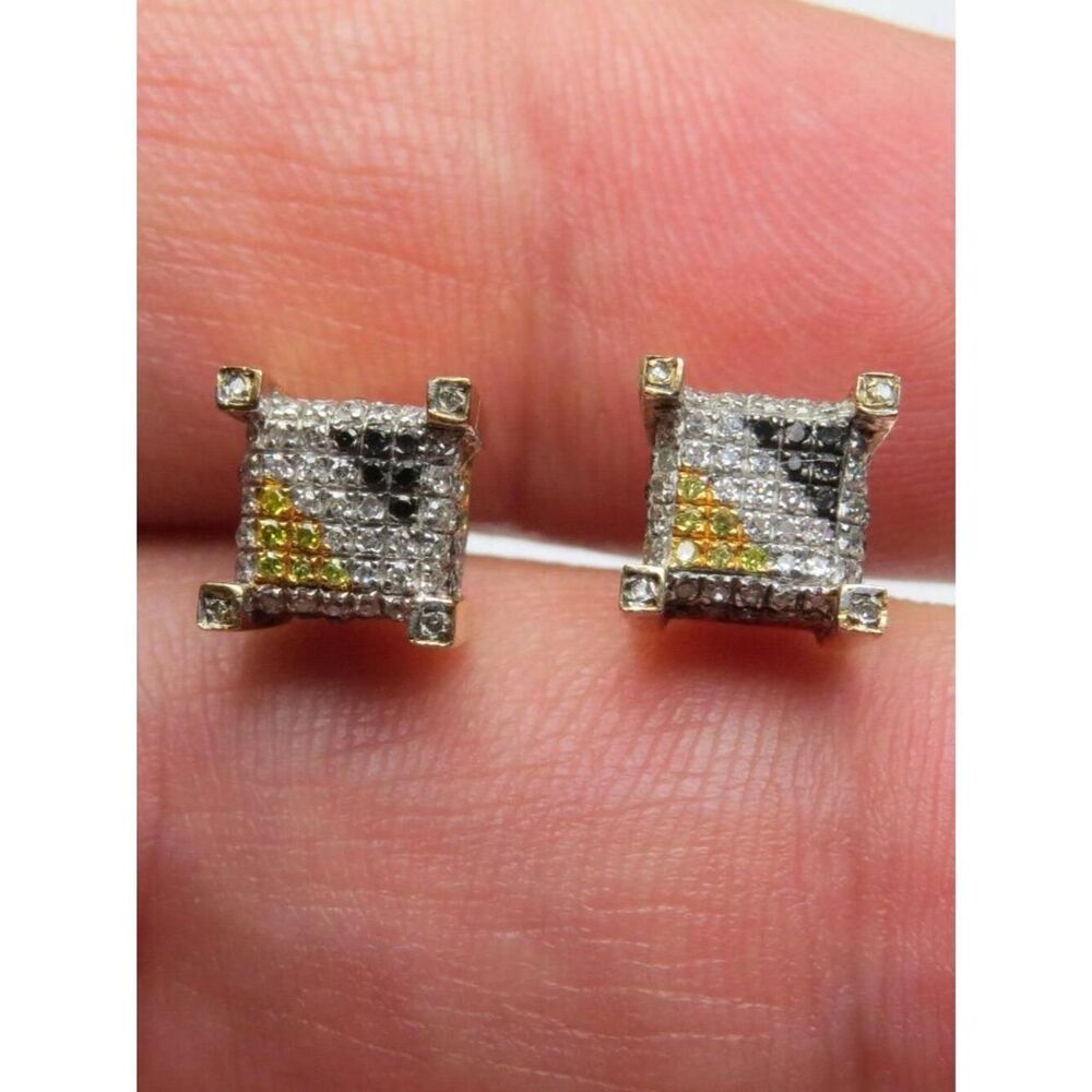 10k Diamond Men's Studs Earring